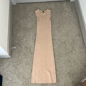 MONROW rubbed knit dress